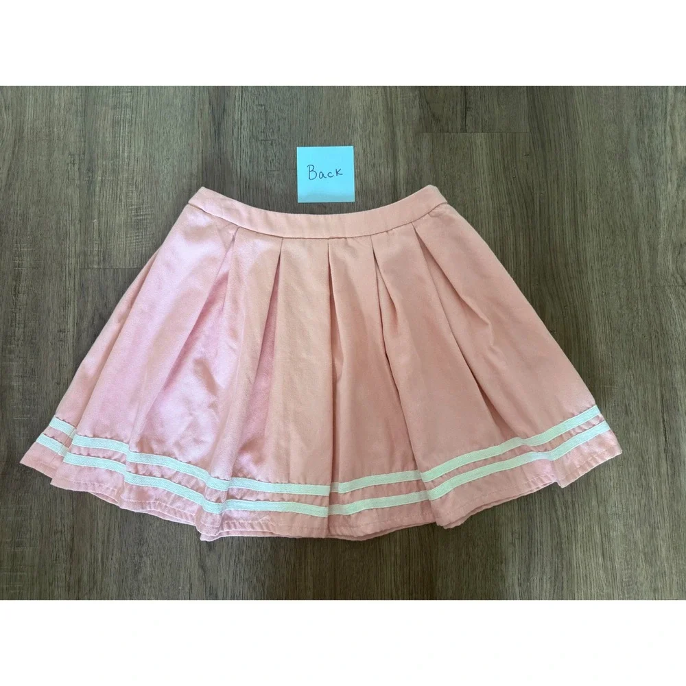 Hot Topic Pink Pleated Mini Skirt XS Pastel Preppy Tennis Sailor Y2K Kawaii